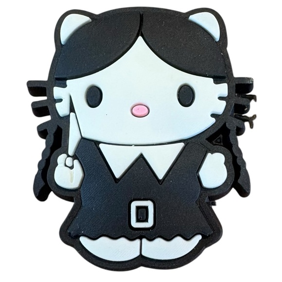 CROCS Accessories - Hello Kitty as Wednesday Croc Charm